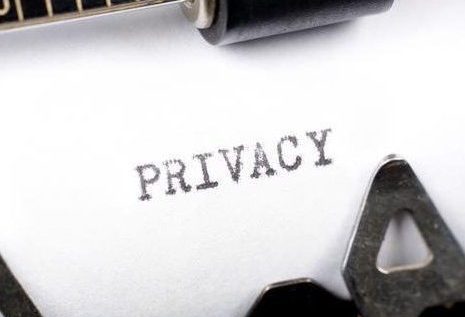Image of a typewriter with the text "Privacy" written on the paper